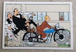 CPM - Hergé TINTIN La Moto Dupont Et Dupond - Hergé