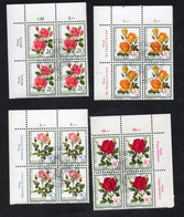 SVIZZERA  1972 - PRO JUVENTUTE - ROSA - ROSE - MC GREDY'S SUNSET - MIRACLE (ROSA DI SANTA RITA) - MADAME DIMITRIU - Altri & Non Classificati