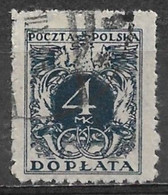 Poland 1921. Scott #J42 (U) Numeral Of Value - Strafport