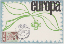 Carte  Maximum  1er  Jour   MONACO   EUROPA    1965 - 1965