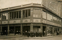 Asnières Sur Seine * Carte Photo * Devanture Des Magasins Réunis , Rue Pierre Durand * Commerce Nouveautés Confections - Asnieres Sur Seine