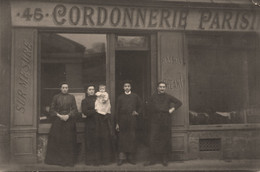 Clamart * Carte Photo 1905 * Devanture De La Cordonnerie Parisienne Maison PREANT Ou BREANT Au N°45 * Commerce - Clamart