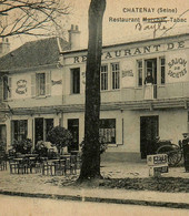 Chatenay * Débit De Tabac Tabacs TABAC Restaurant De L'Espérance MARCHAL Hôtel Ancienne Maison DANGUY - Chatenay Malabry