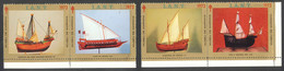 1973 IANT PORTUGAL CINDERELLA VIGNETTE SET OF 4 Caravels.Navy Museum.Portugal.Marine.Excellent Set Of Five. - Erinnofilia