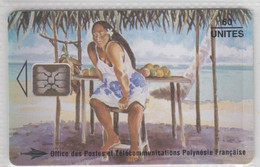 French Polynesia Phonecard - Native Lady - Superb Used - Polynésie Française