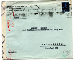 Lettre De Bucarest (1941) Pour Heidelberg Censure Allemande - Storia Postale Seconda Guerra Mondiale