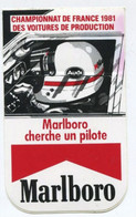 Sticker Autocollant "Marlboro"  Audi - Championnat De France Des Voitures De Production 1981 - Course Automobile F1 - Automobile - F1