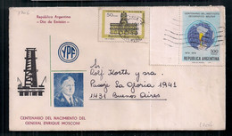 L'Argentine Sur La Commémoration Du YPC A Circulé - Covers & Documents