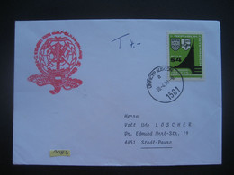 Österreich Feldpost Unficyp Auscon 1990- Bedarfs-Brief Gelaufen Mit MiNr. 1615 Aus Zypern - Storia Postale