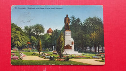 Wiener Neustadt.Stadtpark Mit Kaiser Franz Josef Denkmal - Wiener Neustadt