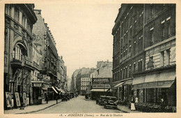 Asnières Sur Seine * Le Cinéma , Rue De La Station * Ciné CINEMA * Le Café Du Cercle - Asnieres Sur Seine