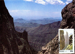 AFRIQUE DU SUD. N°615 Sur Carte Maximum De 1986. Mont Drakensberg. - Montagne