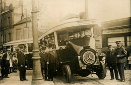 St Denis * Carte Photo * Les Autobus Anciens De Marque ? St Denis ( Porte De Paris ) Pierrefitte ( Butte Pinson ) - Saint Denis