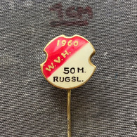 Badge Pin ZN009509 - Swimming Netherlands 50m Rugslag WVH 1960 - Natation