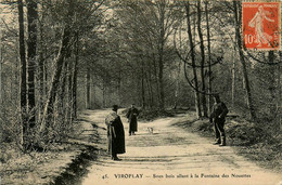 Viroflay * Sous Bois Allant à La Fontaine Des Nouettes * Promeneurs - Viroflay
