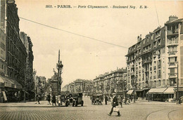 Paris * 18ème * La Porte De Clignancourt * Le Boulevard Ney * Automobile Voiture Ancienne - Arrondissement: 18