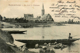 Chalonnes * Vue Sur La Loire * Panorama * Pêche Pêcheur à La Ligne - Chalonnes Sur Loire