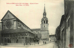 Bar Sur Aube * Rue Et église St Pierre * Halles ? - Bar-sur-Aube