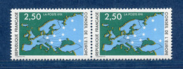 ⭐ France - Variété - YT Service N° 106 - Couleurs - Pétouilles - Neuf Sans Charnière - 1991 ⭐ - Unused Stamps
