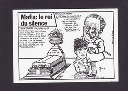 CPM Monaco Monte Carlo Non Circulé Tirage Limité Signé Par Jihel En 100 Ex. Rainier Satirique Caricature - Monte-Carlo