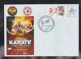 ROMANIA- 2021 - KARATE WUKF - World Championships  CLUJ-NAPOCA - Cover Stationery - Entier Postal - Non Classificati
