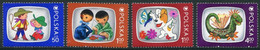 POLAND 1975 Children's Television MNH / **. Michel 2392-95 - Nuovi