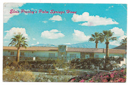 Postcard USA California CA Elvis Presley's Palm Springs Home Misdirected To Guatemala Posted 1977 ? To Phonogram - Altri