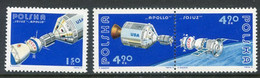 POLAND 1975 Apollo-Soyuz Mission MNH / **. Michel 2386-88 - Ongebruikt