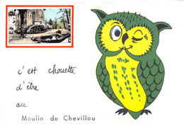 87-SAINT-GENCE- MOULIN DE CHEVILLOU-C'EST CHOUETTE D'ÊTRE  AU MOULIN DE CHEVILLOU - Sonstige & Ohne Zuordnung