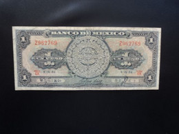 MEXIQUE * : 1 PESO   8.IX.1954    P 56b      TTB ** - Mexico