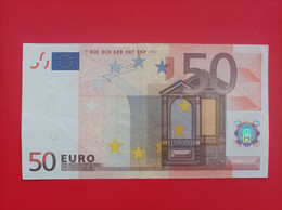 50 EURO SPAIN(V) MO43A1 First Position, TRICHET, Very Scarce - 50 Euro