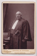 Photo Originale - Magistrat De Tribunal De Commerce - Photo Bellingard Lyon - Portrait Au Charbon - Anonieme Personen