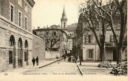 Draguignan * La Rue De La République Et Vue Sur La Cathédrale * Maison D'arrêt De Justice Et De Correction * Prison - Draguignan