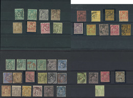 Lot De 40 Type Sage Obl., états Divers - Collections (with Albums)