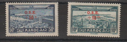 Maroc 1938 Série OSE PA 41-42, 2 Val * Charnière MH - Luchtpost