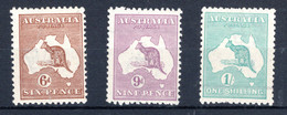 AUSTRALIEN, Michel No.: 45-47 MH, Cat. Value: 250€ - Sonstige & Ohne Zuordnung