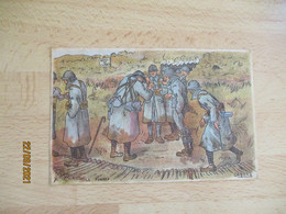 Guerre 14.18 Illustrateur Gabard Tranchee Le Pinard - Oorlog 1914-18