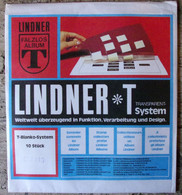 Lindner - Feuilles NEUTRES LINDNER-T REF. 802 410 P (4 Bandes) (paquet De 10) - Voor Bandjes