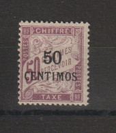 Maroc 1894 Timbre Taxe 4 * Charnière MH - Impuestos