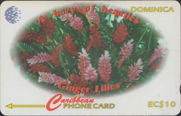 Dominica - GRE-138A -  Flowers Ginger Lilies  - 1997 - 138CDMA - EC$ 10 - Dominica