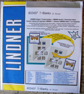 Lindner - Feuilles NEUTRES LINDNER-T REF. 802 407 P (4 Bandes) (paquet De 10) - Voor Bandjes