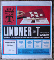 Lindner - Feuilles NEUTRES LINDNER-T REF. 802 406 P (4 Bandes) (paquet De 10) - Für Klemmbinder