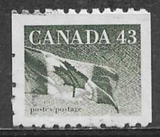 Canada 1992. Scott #1395 (U) Flag - Coil Stamps