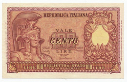 ITALY, ITALIA - 100 Lire 31. 12. 1951. P92 (T041) - 100 Lire