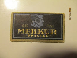 VINTAGE RAZOR BLADE WRAPPER MERKUR SPECIAL , 0 - Lames De Rasoir