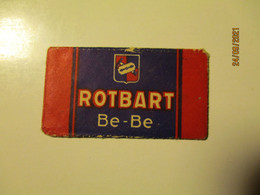 VINTAGE RAZOR BLADE WRAPPER ROTBART BE-BE , 0 - Lames De Rasoir