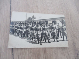 Carte Photo 1932 Casablanca Groupe Militaires Spahis Ou Zouaves - Personen