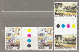 COCOS (KEELING) ISLANDS 1979 Landscape Birds Ships MNH(**) Mi 48-49 #31400 - Cocos (Keeling) Islands