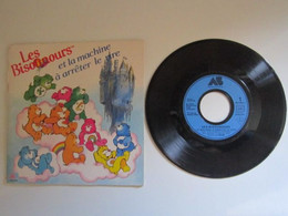 1986 Vinyle 45 Tours Les Bisounours – Et La Machine A Arrêter De Rire - Niños