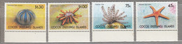 COCOS (KEELING) ISLANDS 1991 Marine Life MNH(**) Mi 245-248 #31403 - Mundo Aquatico